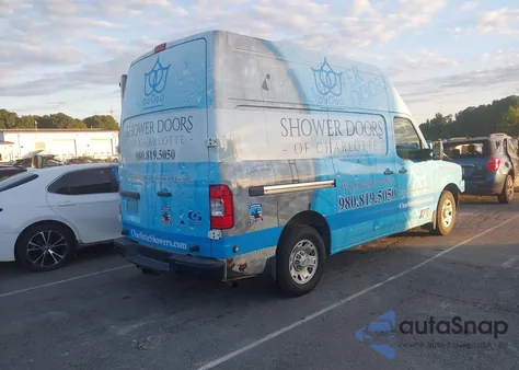 2021 Nissan Nv Cargo Nv2500 Hd Sv High Roof V8 z USA, uszkodzony, nr VIN 1N6AF0LY2MN808229